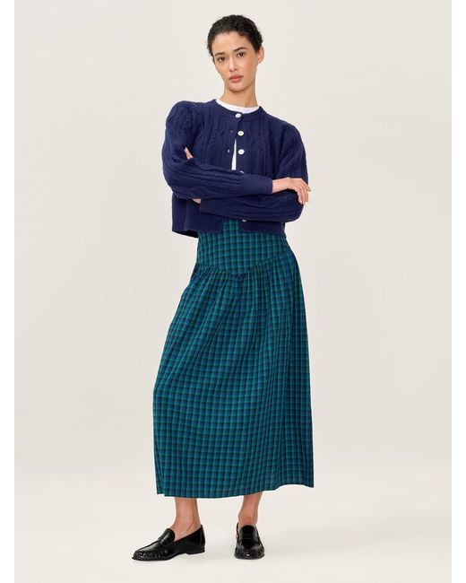OMNES Blue Ferris Skirt