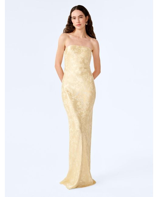 OMNES Natural Amdra Jacquard Dress