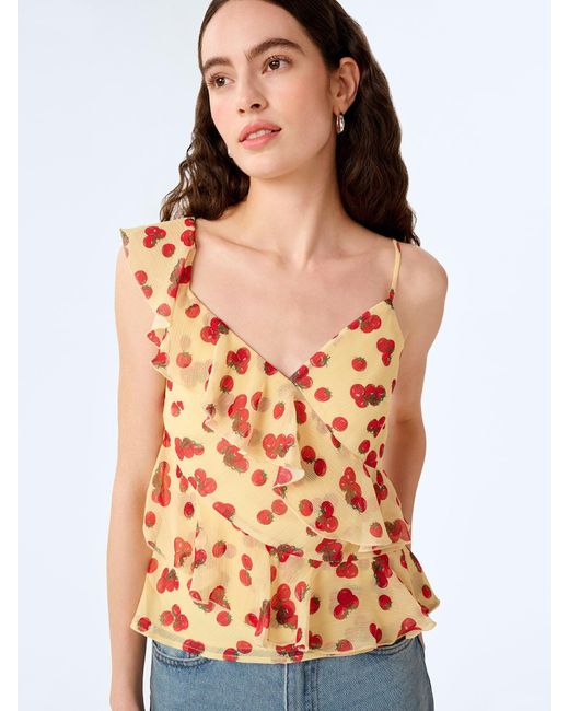 OMNES Orange Francie Top