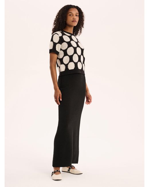 OMNES Natural Queenie Knitted Skirt