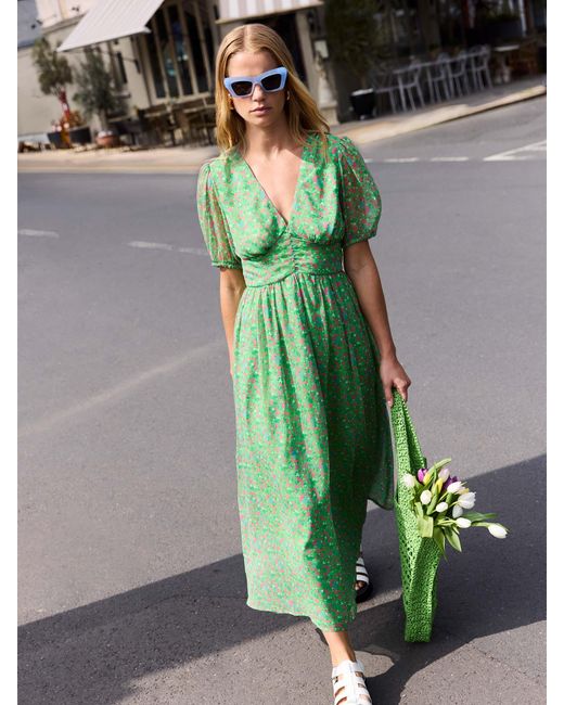 OMNES Green Raphaela Dress