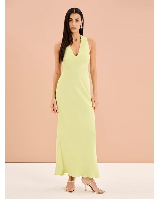 OMNES Green Nova Tie Back Dress
