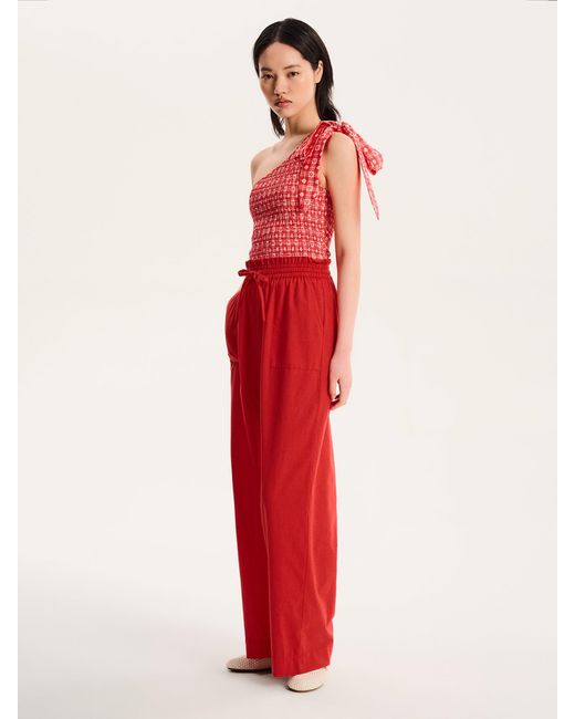 OMNES Red Rommy Trouser