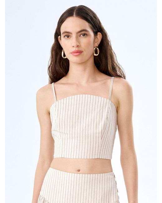 OMNES White Trisha Top