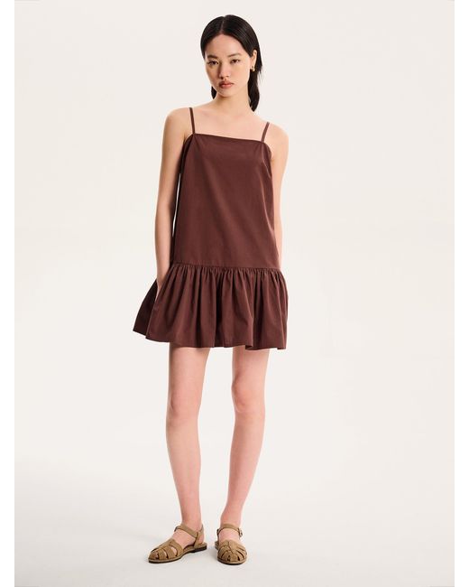 OMNES Brown Meryl Dress