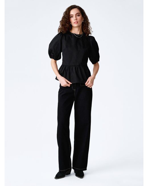 OMNES Black Tiana Top