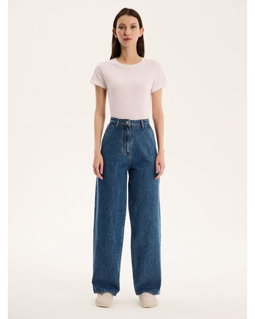 OMNES Blue Marlo Jean Mid Wash