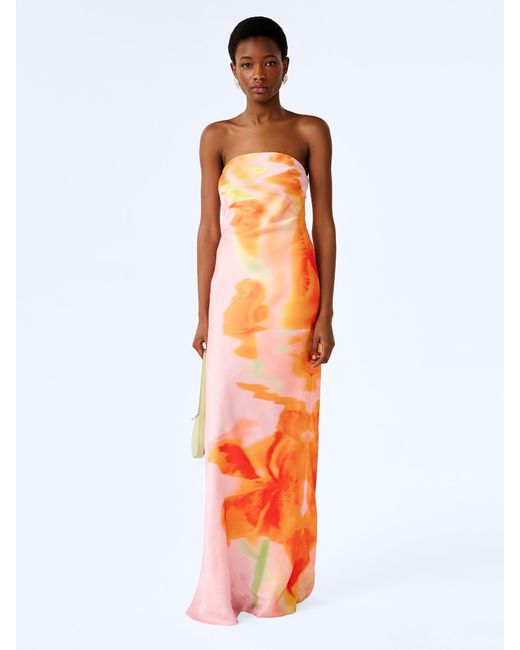 OMNES Orange Amdra Dress