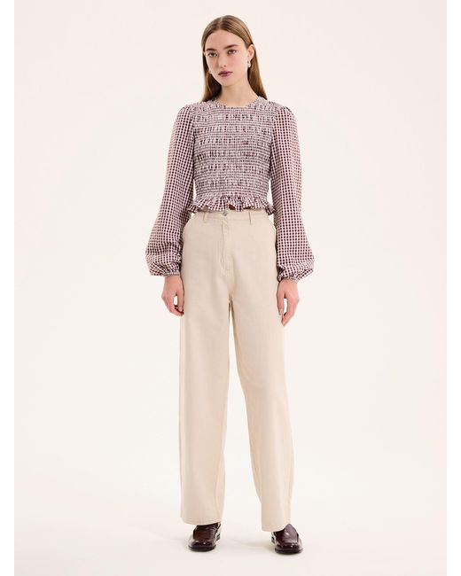 OMNES Pink Kaloppe Top