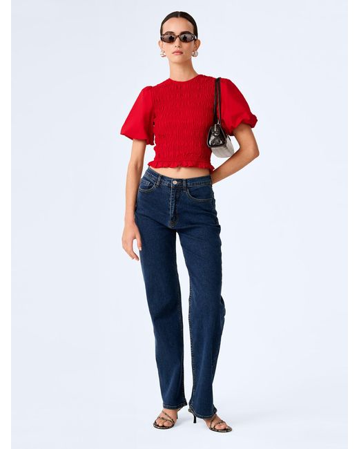 OMNES Red Nicolla Top