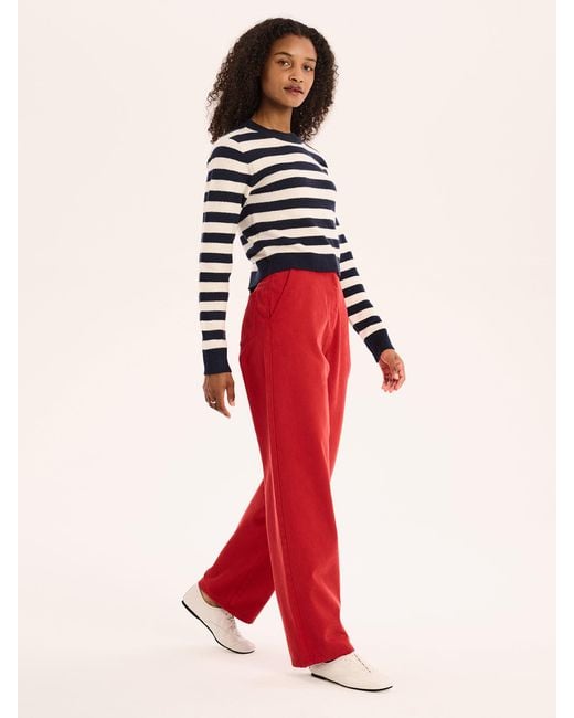 OMNES Red Pia Stripe Jumper