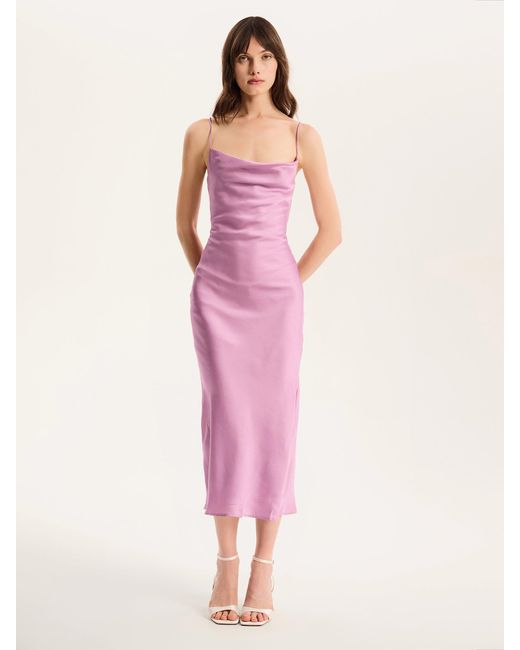 OMNES Purple Riviera Midi Dress