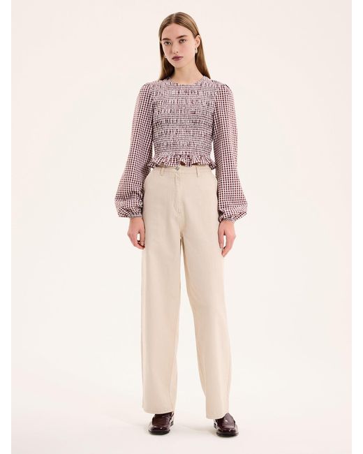 OMNES Pink Kaloppe Top