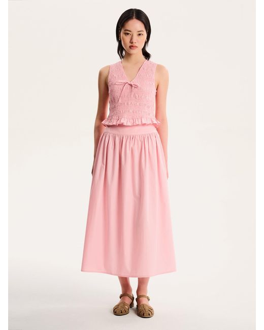 OMNES Pink Darcie Skirt