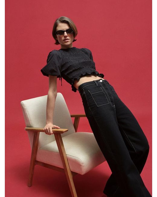 OMNES Black Nicolla Top