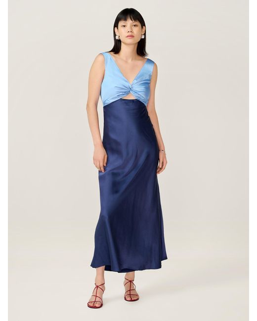 OMNES Blue Maggy Dress