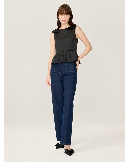 OMNES Blue Keelee Top
