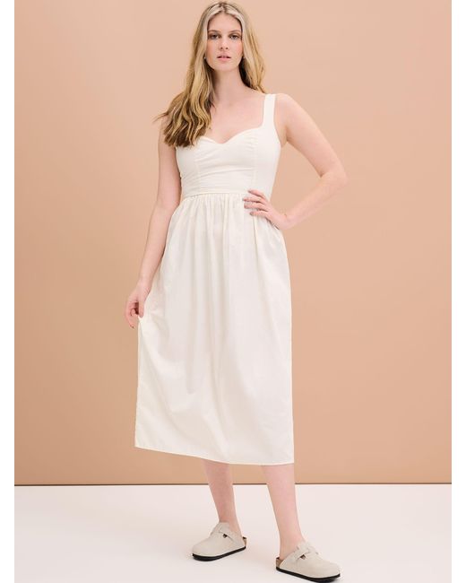 OMNES Natural Winslow Midi Dress