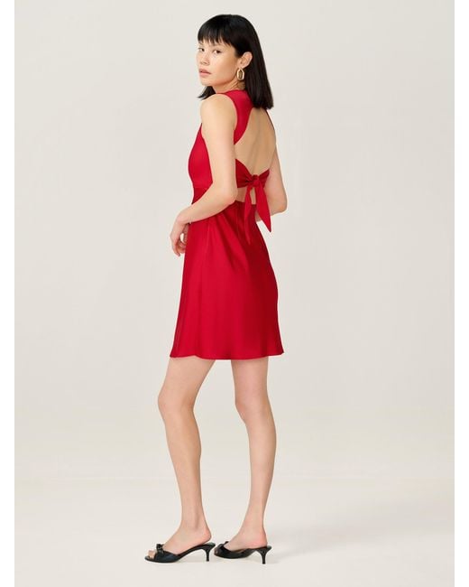 OMNES Red Nova Mini Dress