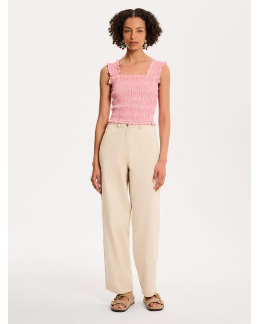 OMNES Pink Macy Top