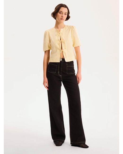 OMNES White Apollo Blouse