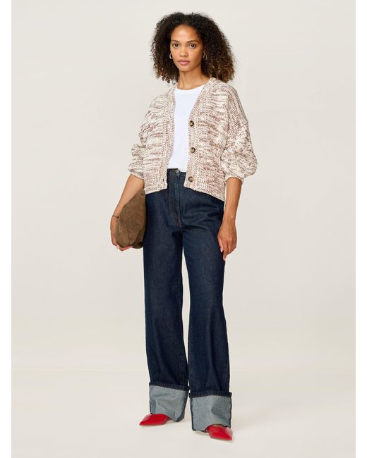 OMNES Blue Studio Hopper Cardigan