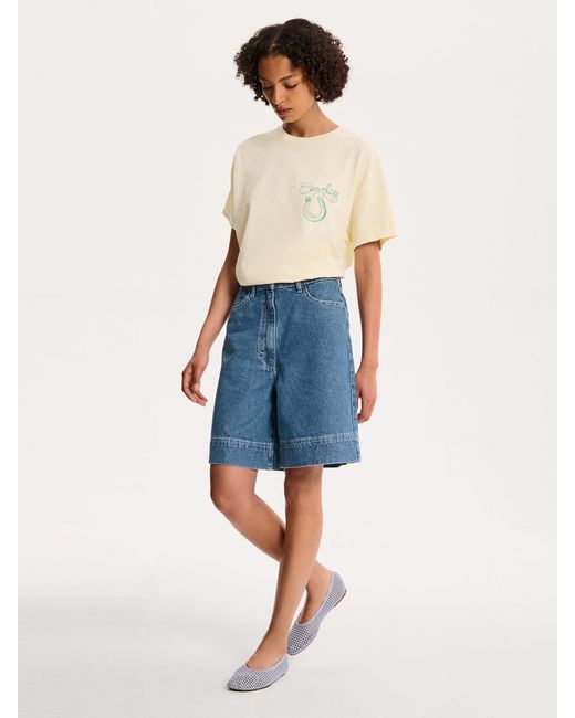 OMNES Blue Robbie Shorts