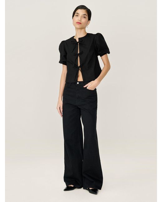OMNES Blue Apollo Blouse
