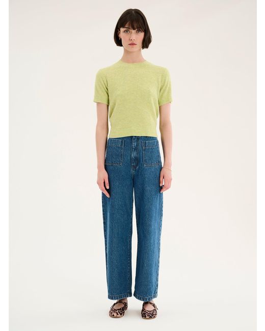 OMNES Blue Lexi Fluffy Jumper