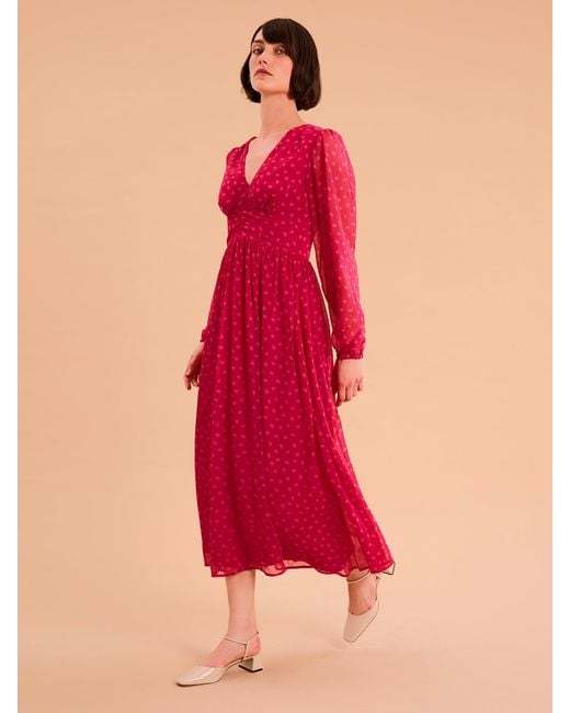 OMNES Pink Gabriella Dress