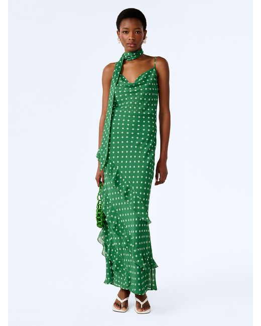 OMNES Green Taylor Dress
