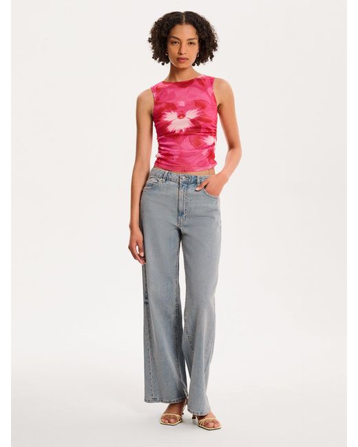 OMNES Pink Delia Top