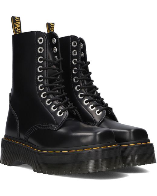 Dr. Martens Black Schnürboots 1490 Quad Squared