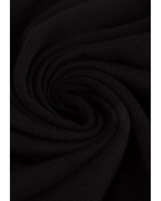 Notre-v Black Damen Pullover & Cardigans Basic Knit Blouse