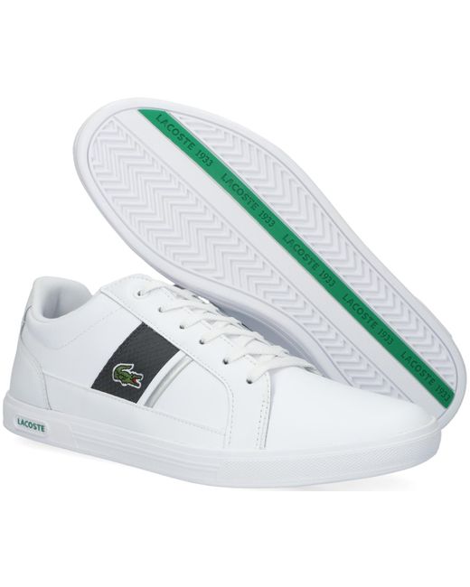 Lacoste Lage Sneakers Europa in het Wit voor heren - Lyst