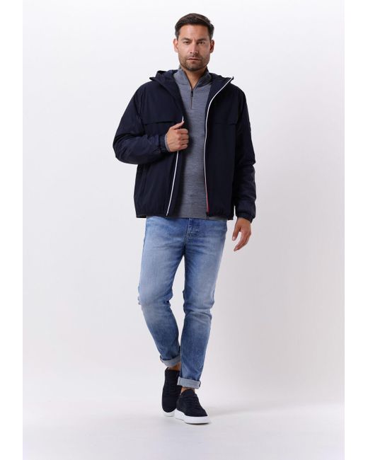 Tommy Hilfiger Regenjacke Tech Hooded Rwb Zip Jacket Herren in Blue für Herren