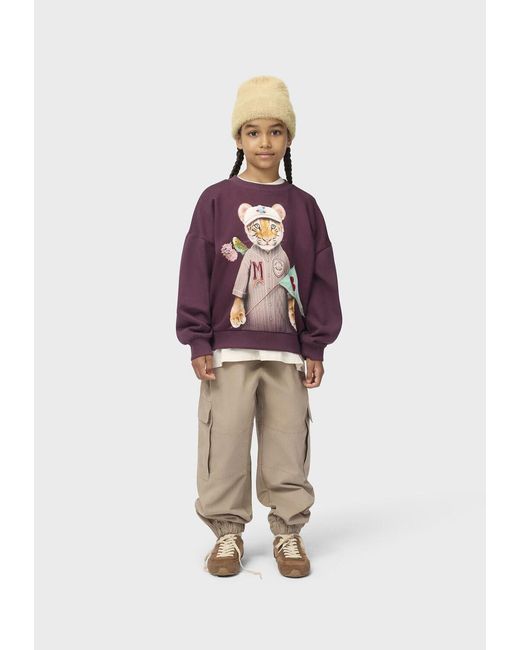 Molo Purple Mädchen Pullover & Cardigans Maxi