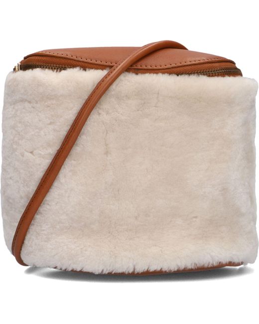 Fred De La Bretoniere Natural Umhängetasche Marianneke Furry Small