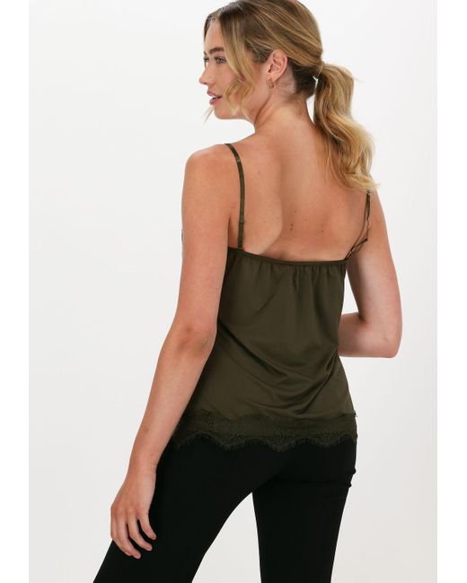 CC Heart Green Top Lace Top Damen