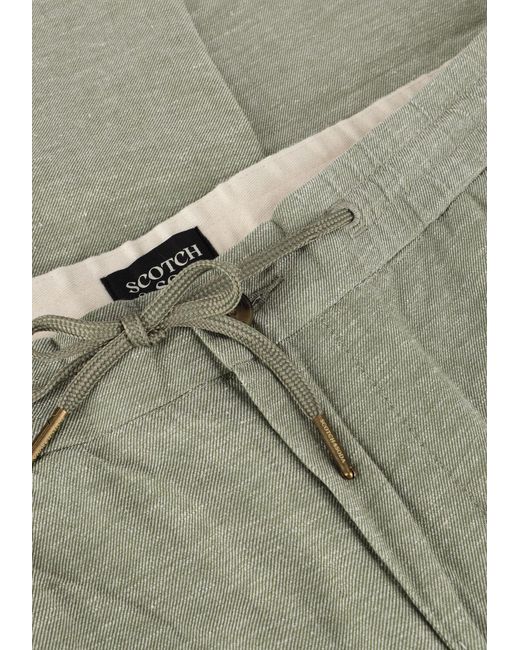 Scotch & Soda Herren Hosen Warren Cotton Linen Twill Jogger in Natural für Herren