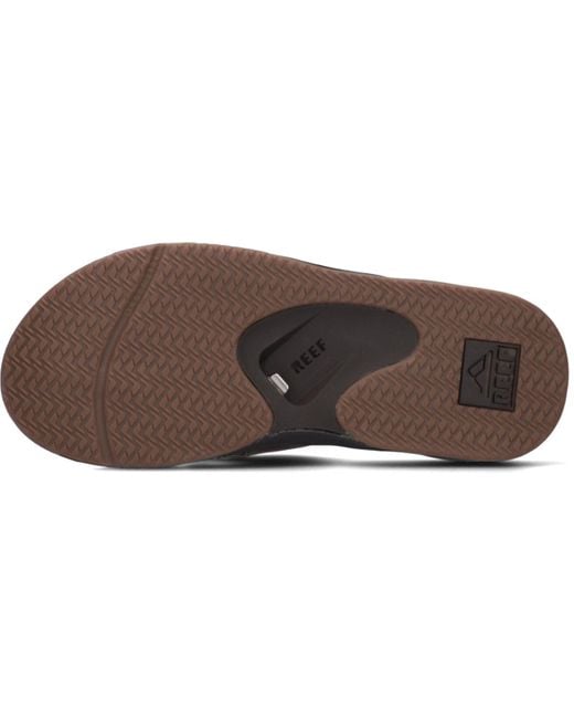 Reef Zehentrenner Fanning Lux in Black für Herren