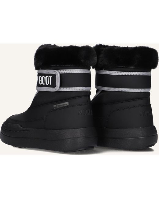 Moon Boot Black Mädchen Boots Jr Park Strap