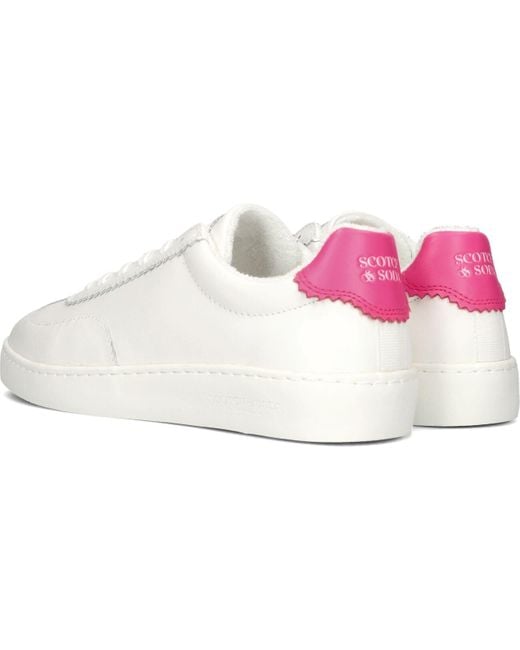 Scotch & Soda Black Sneaker Low Plakka W