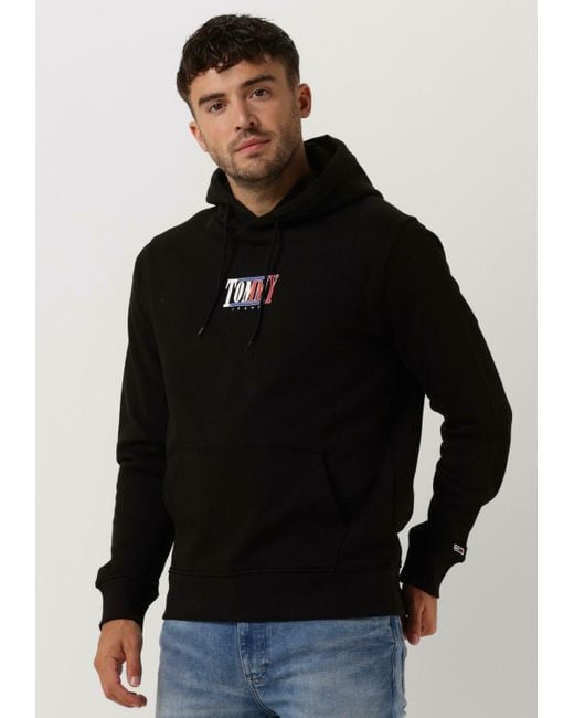 Tommy Hilfiger Sweatshirt Tjm Reg Essential Graphic Hoodie in Black für Herren
