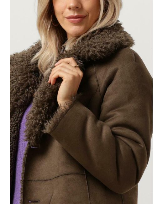 Beaumont Organic Brown Teddy-Jacke Jan Damen