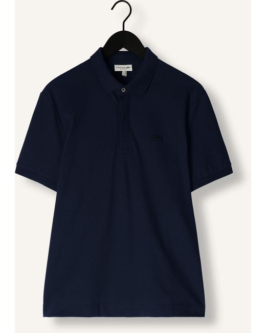 Lacoste Herren Polos & T-Shirts Regular Fit Cotton Blend Polo Shirt in Blue für Herren