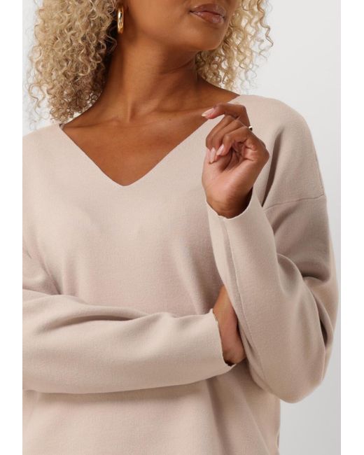 Object Natural Damen Pullover & Cardigans Objreynard V-Neck Pullover