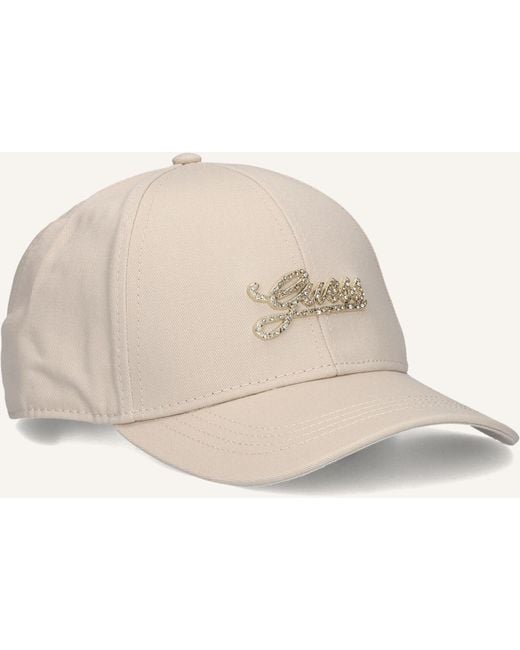 Guess Natural Damen Kappe Baseball Cap