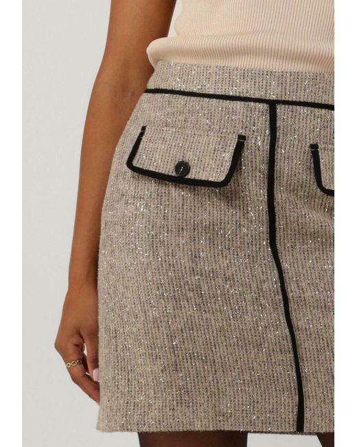 Bruuns Bazaar Natural Minirock Bergenia Mabella Skirt