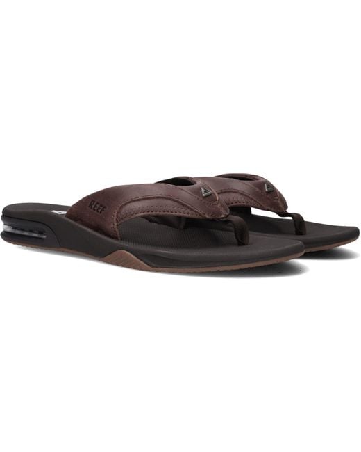 Reef Zehentrenner Fanning Lux in Black für Herren